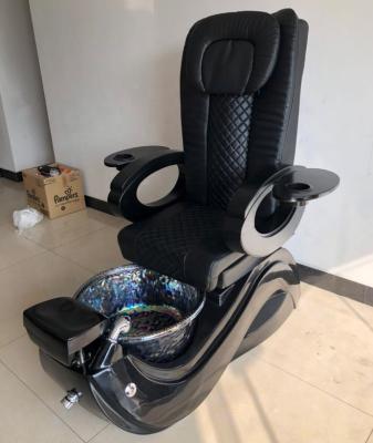 China High Quality Leather Fabric Luxury Pedicure Chair Salon Manufactures White Modern Foot Massage Used Nail Manicure Pedicure Luxury Spa Chair For Sale for sale