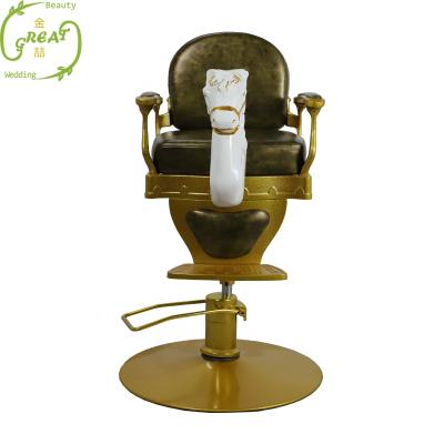 China Vintage European Barber Chair Great Quality Foshan Factory Modern Luxury Kids Barber Chair For Sale for sale