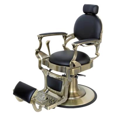 China Foshan Factory Foshan Factory Large Modern Barber Chairs Hair Salon Chair Beauty Room Furniture Package Shampoo Bowl Mirror Station for sale