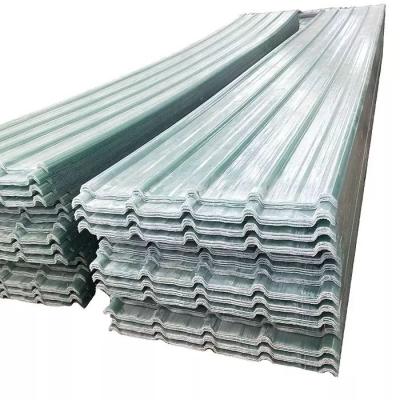 China 2022 Modern Hot Selling Transparent Corrugated Plastic Sheet Fiber Frp Roofing Transparent Plastic Panel for sale