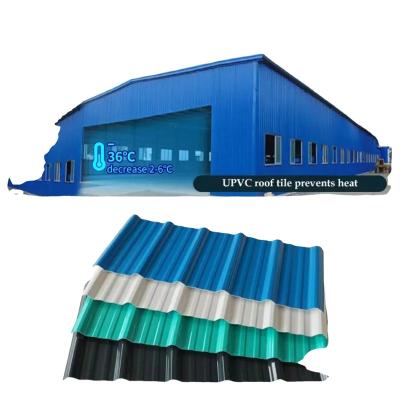 China American Shading Roof Tile Custom Colored PVC Roofing Shingles For Building for sale