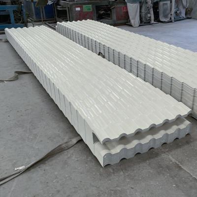 China Contemporary ASA Plastic Resin Tile PVC Roof Tile Roof Sheet for sale