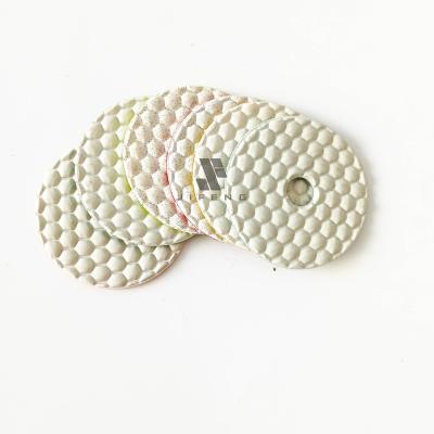 China Ceramic Flexible Polishing Polishing Pads Quality 7 KGS Granite Dry Marble Porcelain Quartz Polishing Pads for sale