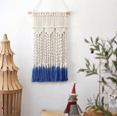 China 100% Handmade Macrame Wall Hanging Cotton Boho Wholesales Nordic Macrame Decorations for sale