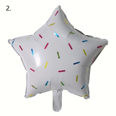 China New Arrival 18 Inch Star Shape Self Sealing Aluminum Balloons Happy Birthday Party Wholesale Globos Decoration for sale