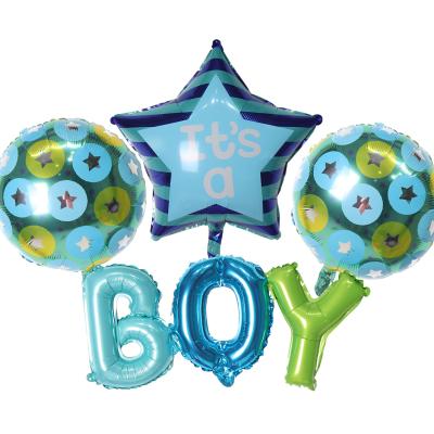 China Brithday Decor /WeedingParty/Gifts Boys and Girls Set of 4 Pieces Balloons Birthday Celebration Decoration Helium Foil Balloons for sale