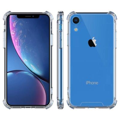 China Anti-fall air cushion tpu shockproof bumper mobile phone cover for iphone xr xs max, clear cell phone cover for iphone 11 pro max for sale