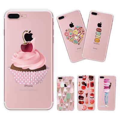 China Customized cell phone cases donuts creative tpu soft phone shape for iPhone 7/7plus customized cell phone cases donuts creative tpu soft phone case for iPhone 8/8plus for sale