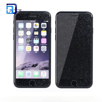 China Fanshion Anti Fingerprint 2.5D Glitter Diamond Glitter Tempered Glass For iPhone 7 Screen Protector for sale