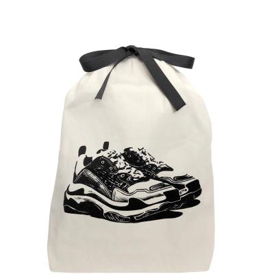 China NATIONAL Luxury Cotton Dust Dad Sneaker Shoe Bag for sale