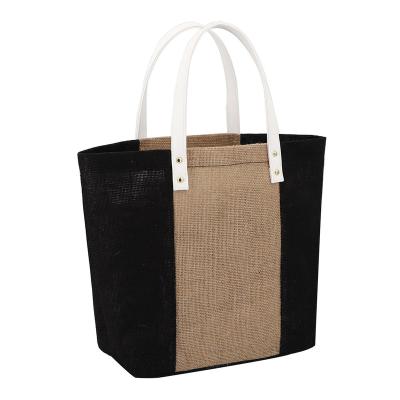 China Sensitive Burlap Tote Bags For Women Use NATIONAL Stable Quality Colors for sale