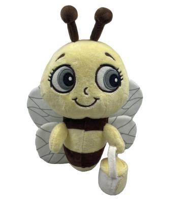 China Children Play Cute Plush Honey Bee Stuffed Animal Toy for sale