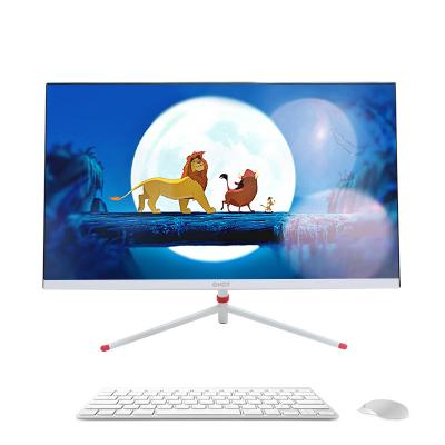 China High quality USB port 24 inch slim&narrow bezel desktop home games using aio all in one PC i7 i5 for sale