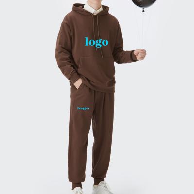 China Breathable Oversized Sweatsuit  Unisex Hoodie Set Men Casual Tracksuit Sweatshirts Sweatpants and Hoodie men tracksuit set for sale