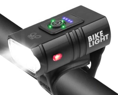 China Shenzhen Made Outdoor Darkness 360 Visible Rechargeable Led Bicycle Flashlight Torch Set With 3 Mode CD02A for sale