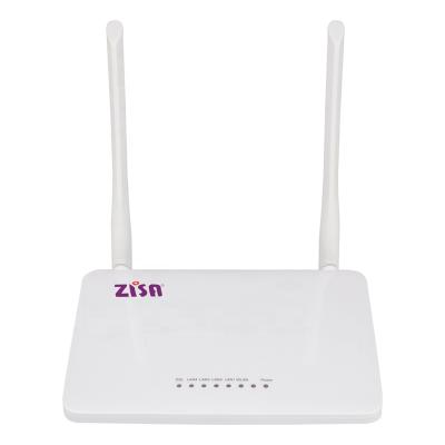 China ZISA cheapest new wifi 4port adsl2 modem 300M external wifi for sale