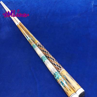 China Billiard Cues / carom cues / billiard cues xmlivet korea style carving decal 12mm pool carom cues radial pin carom billiards cues / uni-lock 142cm for sale