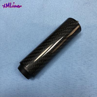 China With bumper extensions for Peri carbon black 4inch xmlivet cues pool/billiard cue with bumper for Peri cues can extend twice for sale