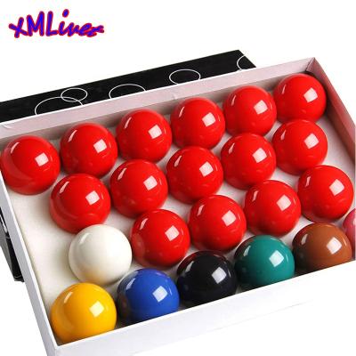 China Cheap Resin 2 xmlivet 22pcs 52.25cm Resin Billiard Balls Hot Sale Billiard Balls Accessories 1/16 Inch Billiard Balls for sale