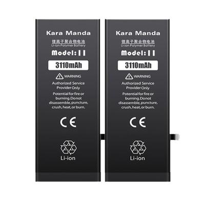 China Original Mobile Phone Factory Quality Guarantee True Capacity Batteries For iPhone Battery For iPhone 11 Battery Replacement for sale