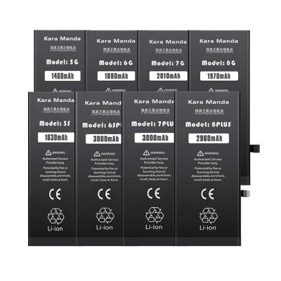 China Cell Phone Factory OEM Cell Phone Battery for iphone 5 5s 5c 6 6s 6 plus 7 7 8 8 X plus plus original 11 battery capacity replacement for sale