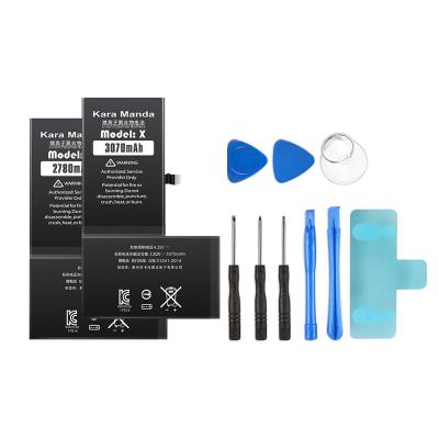 China Wholesale Best Cell Phone Cell Phone Battery Rechargeable Replacement For iPhone X Battery With Install Tool Kits for sale