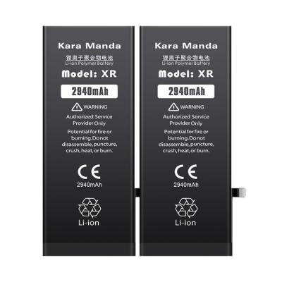 China 2020 Wholesale Cell Phone Factory Mobile Phone Battery Voltage 3.82V Capacity 2940mAh Replacement Battery For iPhone XR for sale