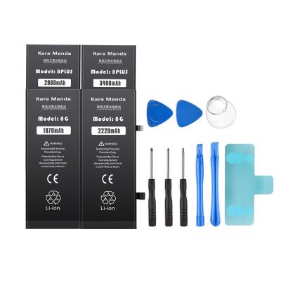 China OEM Cell Phone Battery Mobile Phone Repair Parts Battery Replacement For iPhone 8 8plus Battery With Install Tool Kits for sale