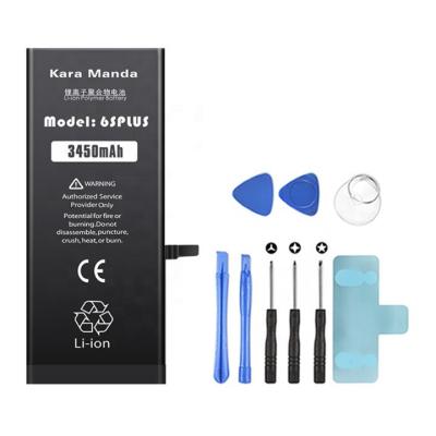 China Cell Phone OEM Cell Phone Battery High Capacity 3450mAh Li-ion Polymer Battery Replacement For iPhone 6sPlus With Install Tool Kits for sale