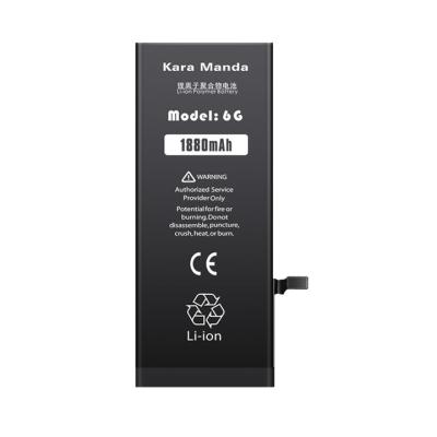 China OEM Good Quality Battery Mobile Phone Factory Digital Rechargeable 1880mAh Lithium Battery For iPhone 6 Original Battery Replacement for sale