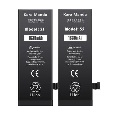 China Cell Phone Factory OEM Battery Mobile Phone Battery For iphone 5S 1630mAh For iphone Replacement Li-ion Bettery Polymer for sale