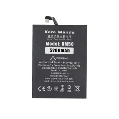 China Mobile Phone Cell Phone Battery For Xiaomi MI 2 Max2 BM50 Batteries Max Li-ion Replacement Battery for sale