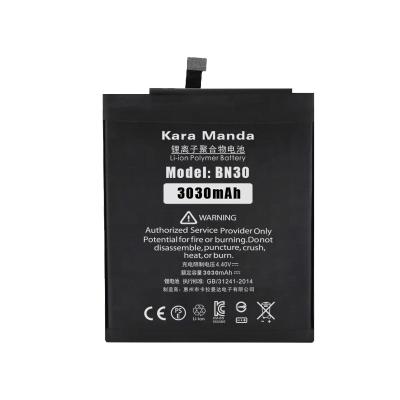 China High Quality Mobile Phone Cell Phone Battery For Xiaomi Redmi 4A Battery BN30 3030mAh Lithium Ion Batteries for sale