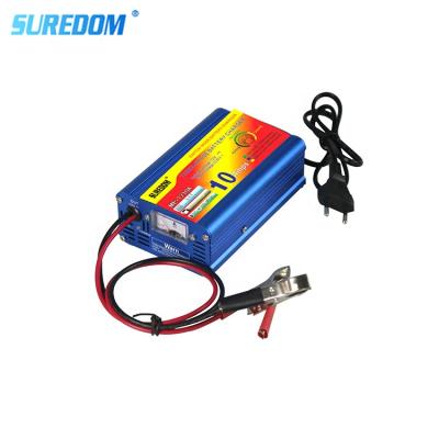 China Standard Battery 10A 12V 24V 110V 220V High Frequency Portable Car Battery Charger for sale