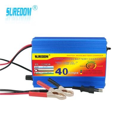 China Standard Battery Car Battery Charger 40A 12 Volt 24V Auto Battery Charger for sale