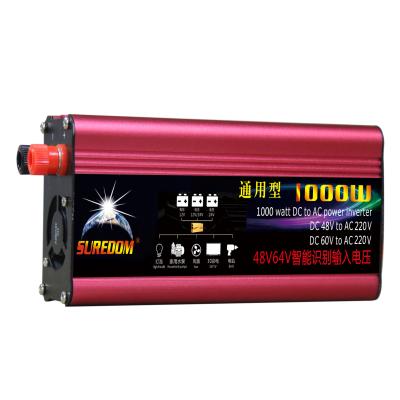 China Hot Selling Solar System Universal Type Inverter 1000w 12v 24v dc to ac 110v 220v dc to ac converter for sale