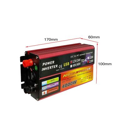 China Suedom Solar System Universal Type DC 12V 24V To AC 220V Solar Power Inverter 4000w Car Power Inverter for sale