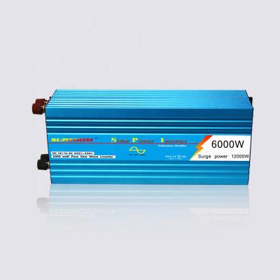 China 6000W Single Output Type AC To DC Inverter Pure Sine Wave 412*170*117mm / Sine Wave Type Customized for sale