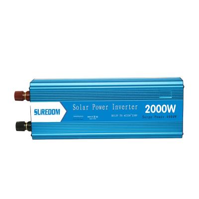 China High Quality Solar System 2000w Pure Sine Wave Inverter DC To AC Off Grid Inverter Camping Use for sale