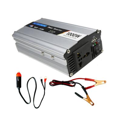 China 1000W Micro Solar Inverter Off-Grid Inverter Solar Energy Car Power Inverter With USB Port 166.7*95*55mm for sale