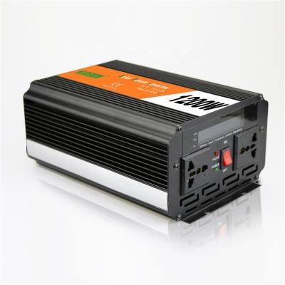 China AC 50hz/60hz Solar Power System Home DC Modified Sine Wave 12v 24v 220v 110v 1200w High Capacity Power Inverter for sale