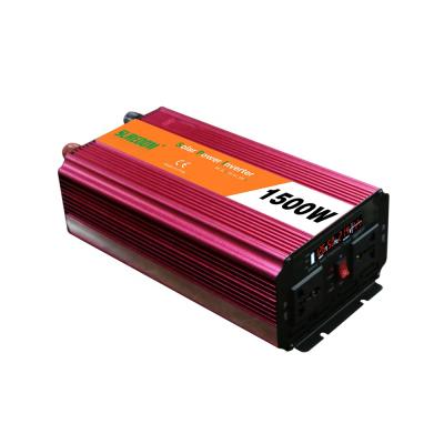 China High Capacity 1500W DC To AC Solar Power Inverter With LCD Display 280*150*70mm for sale