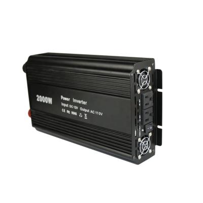 China 2000watt Inverter 12v 110V Solar Power Inverter Motor Frequency Power Inverter 280*150*90mm for sale