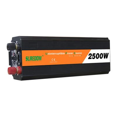 China Aluminum alloy 3000w ups inverter with charger dc 12v 24v 48v converter to ac 110v 220v/solar power inverter for sale