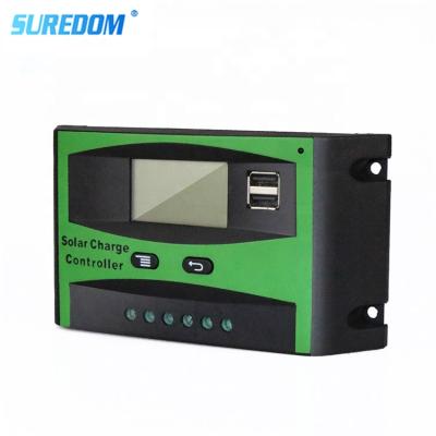 China 12V 24V Solar Charger Controller High Efficiency Pwm Voltage Regulator Charge Controller 30A for sale