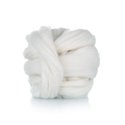 China 100% Woolen Woolen Semi-worsted Yarn Wool Fiber Soil Spinning 100% Wool Top for sale