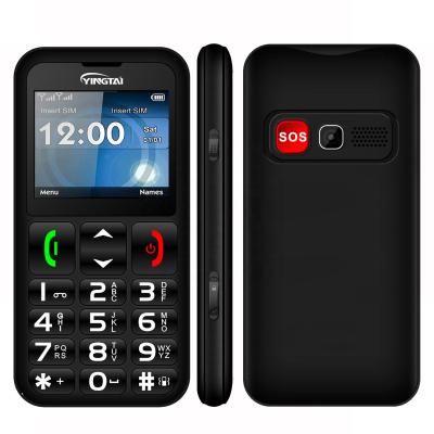 China Dual SIM Card 2.2inch FM 2G GSM Elder Phone Dual SIM Card 2G GSM Torch Speed ​​Dial SOS Push Button Top Speaker Mobile Phone Feature Best Big for sale