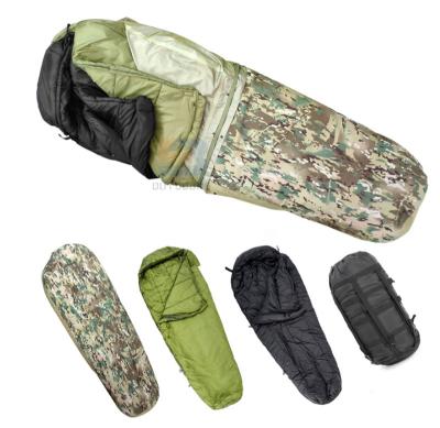 China Military Bivy Sleeping Envelope Type Camping Bag Camouflage Increase Military Sleeping Bag for sale