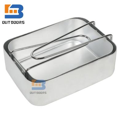 China Outdoor Camping Increasing Travel Military Mess Tin Betop Camping Lunch Box Aluminum Army Kit for sale