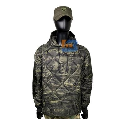 China OEM Multicam Black Army Pullover Woobie Hoodie Waterproof Nylon for sale